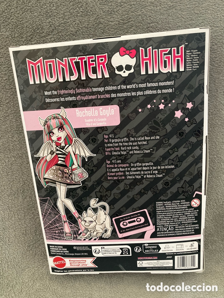 Mu&ntilde;ecas modernas: Mu&ntilde;eca Monster high Rochelle Goyle - Foto 4