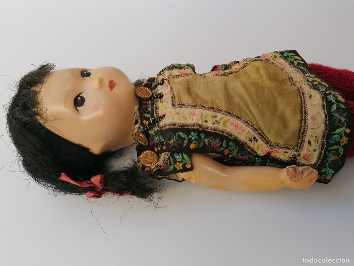 Mu&ntilde;ecas modernas: Mu&ntilde;eca china vintage de composici&oacute;n y trapo - Foto 8