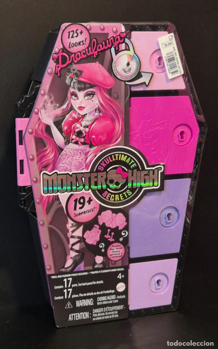 Mu&ntilde;ecas Modernas: MU&Ntilde;ECA MONSTER HIGH DRACULAURA SKULLTIMATE SECRETS NUEVO SIN ABRIR