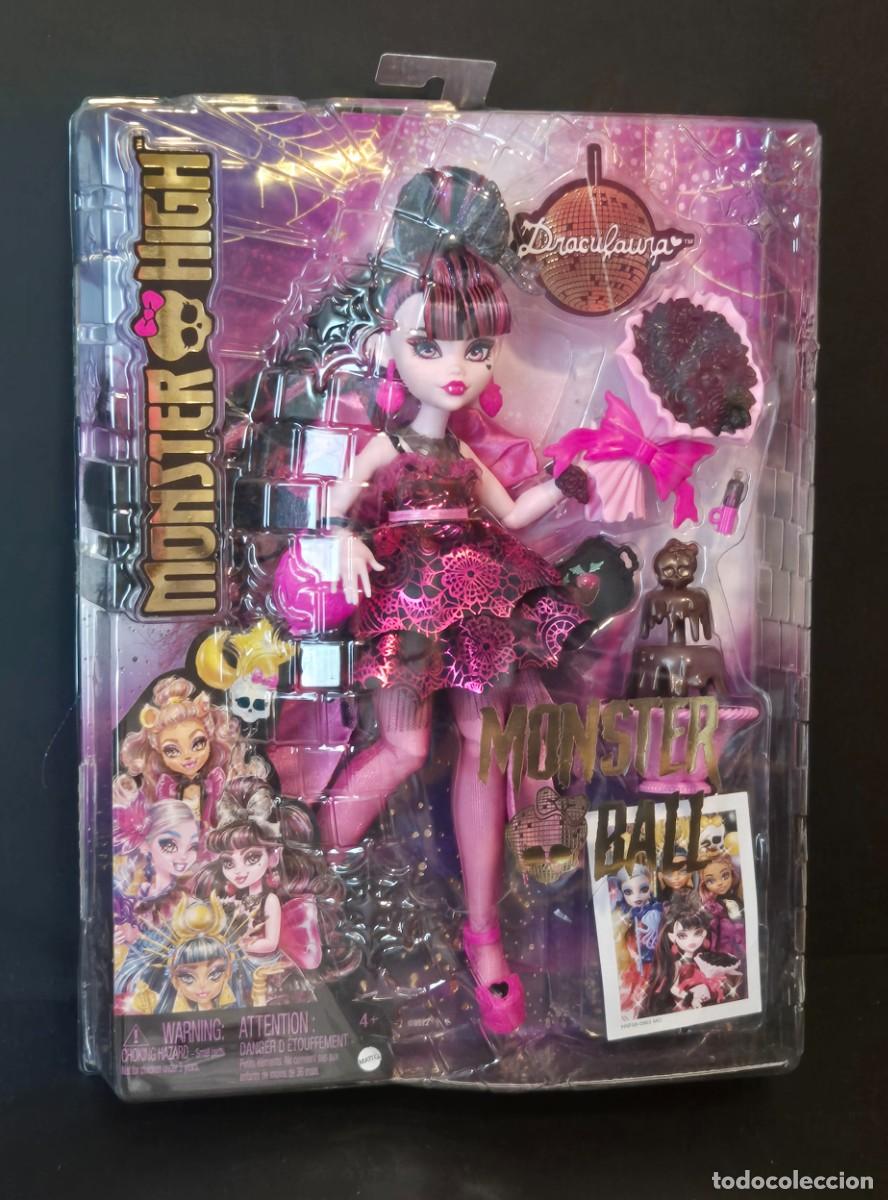 Mu&ntilde;ecas Modernas: MU&Ntilde;ECA MONSTER HIGH DRACULAURA BALL DE MATTEL NUEVA EN CAJA SIN ABRIR