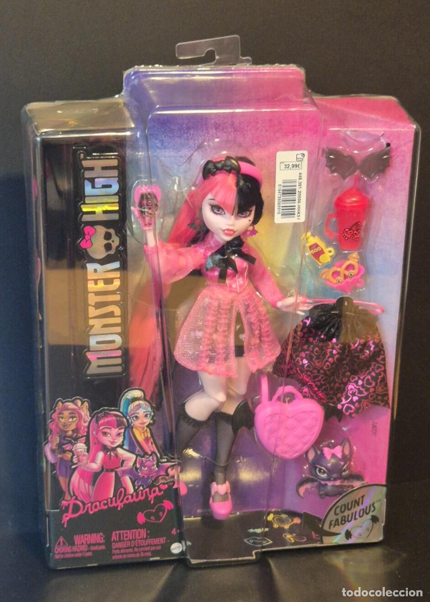 Mu&ntilde;ecas Modernas: MU&Ntilde;ECA MONSTER HIGH DRACULAURA DE MATTEL NUEVA EN CAJA SIN ABRIR