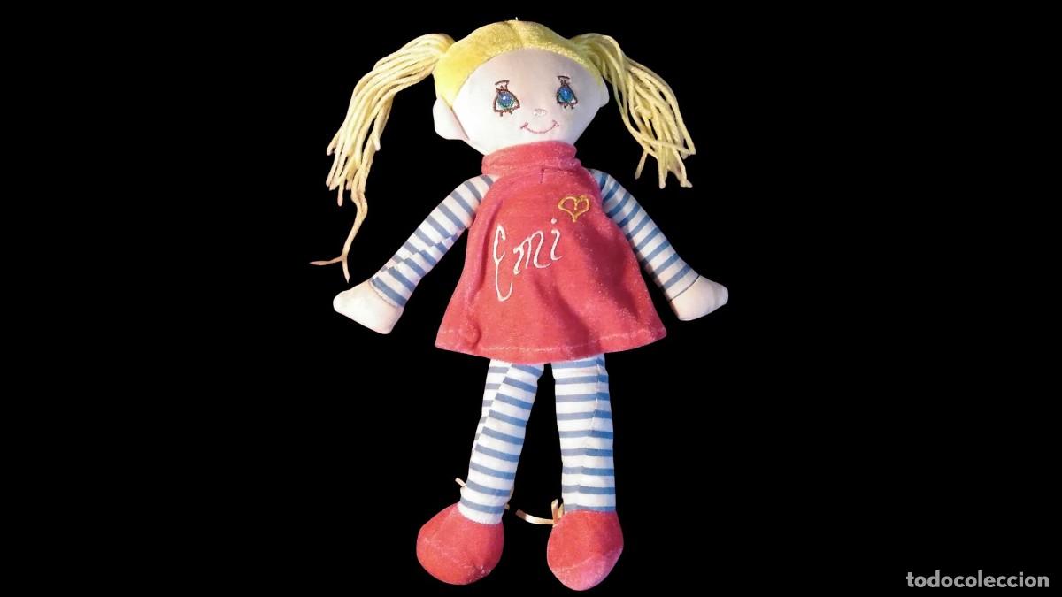 Bambole Moderne: MU&Ntilde;ECA TRAPO EMI COLLECTION &middot; NOMBRE BORDADO &middot; PELUCHE 30 CM &middot; A&Ntilde;OS 2000/2010 &middot; COLECCIONISTA