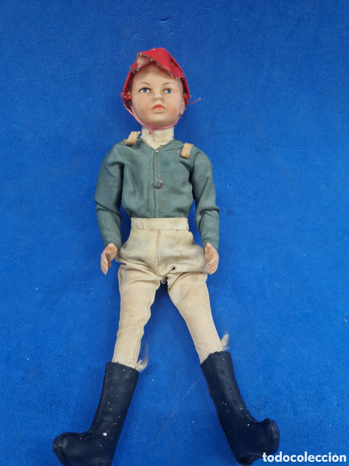 Bonecas Modernas: Jinete de carreras ,Jockey, mu&ntilde;eco antiguo