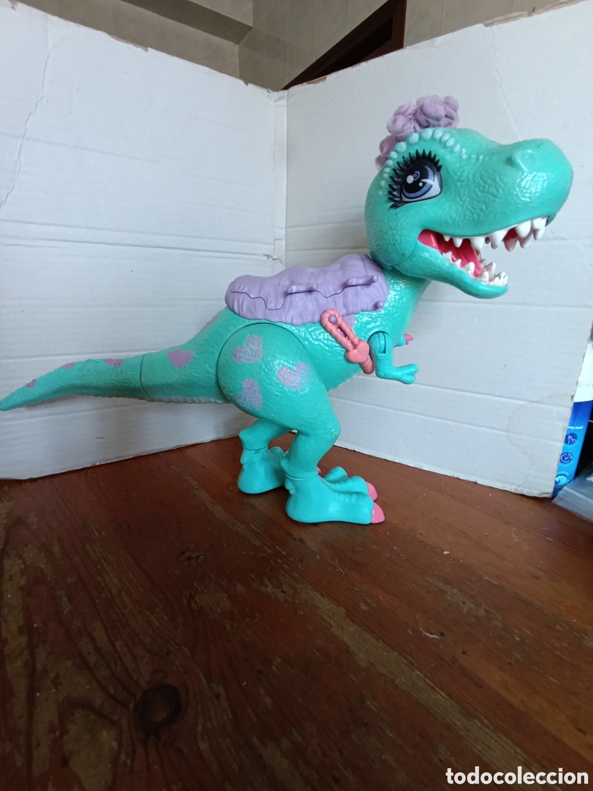 Mu&ntilde;ecas modernas: MASCOTA / DINOSAURIO / TX - REX / DE MATTEL - 2020 - Foto 4