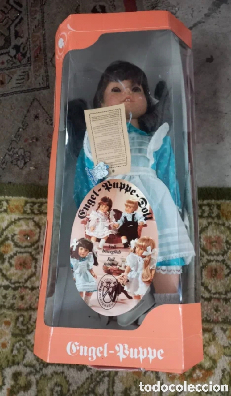 Mu&ntilde;ecas Modernas: Mu&ntilde;eca Engel-Puppe Vintage (1996) Nueva En Caja Original | Colecci&oacute;n