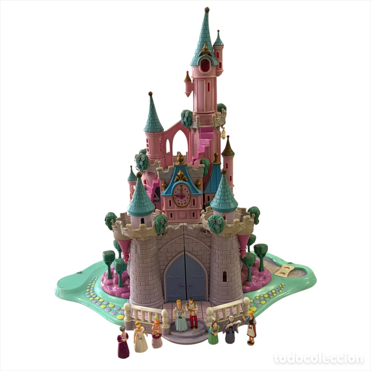 Mu&ntilde;ecas Modernas: Castillo Cenicienta 1995 Bluebird Polly Pocket Disney Funciona