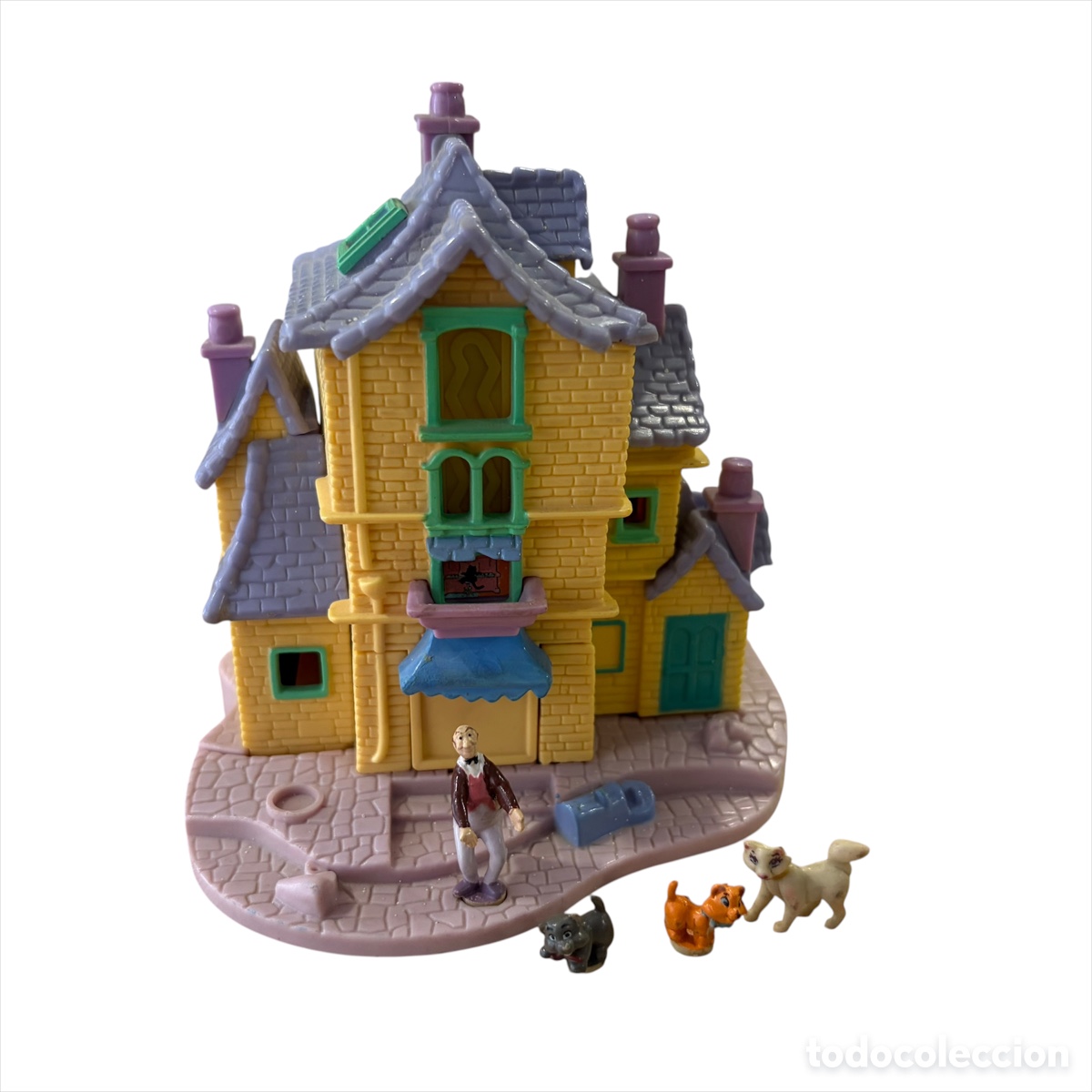 Mu&ntilde;ecas Modernas: Casa Aristogatos Disney BlueBird Polly pocket pollypocket