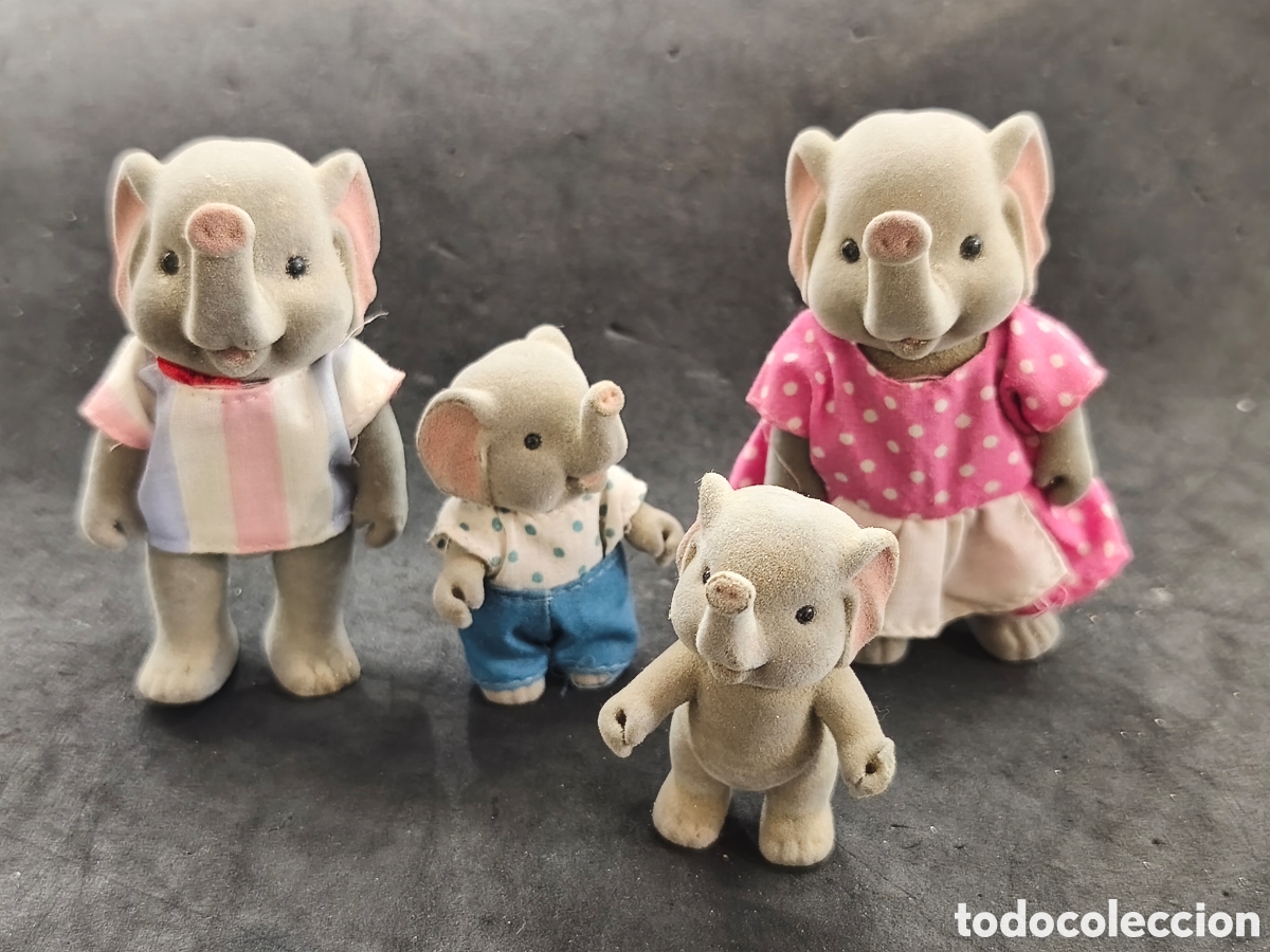 Mu&ntilde;ecas Modernas: Sylvania families Vintage, elefantes,