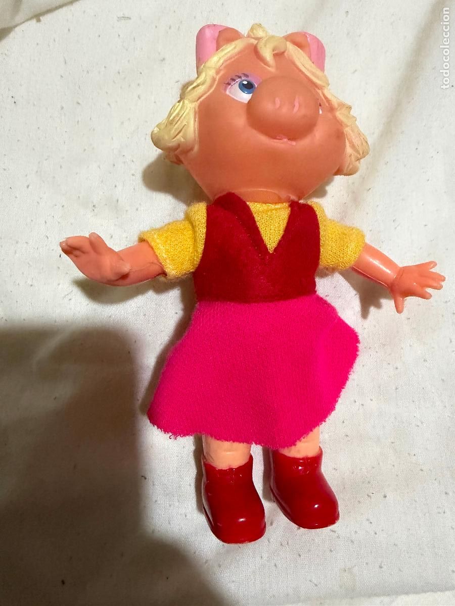 Mu&ntilde;ecas Modernas: Cerdita peggy henson a cuerda 1985/86