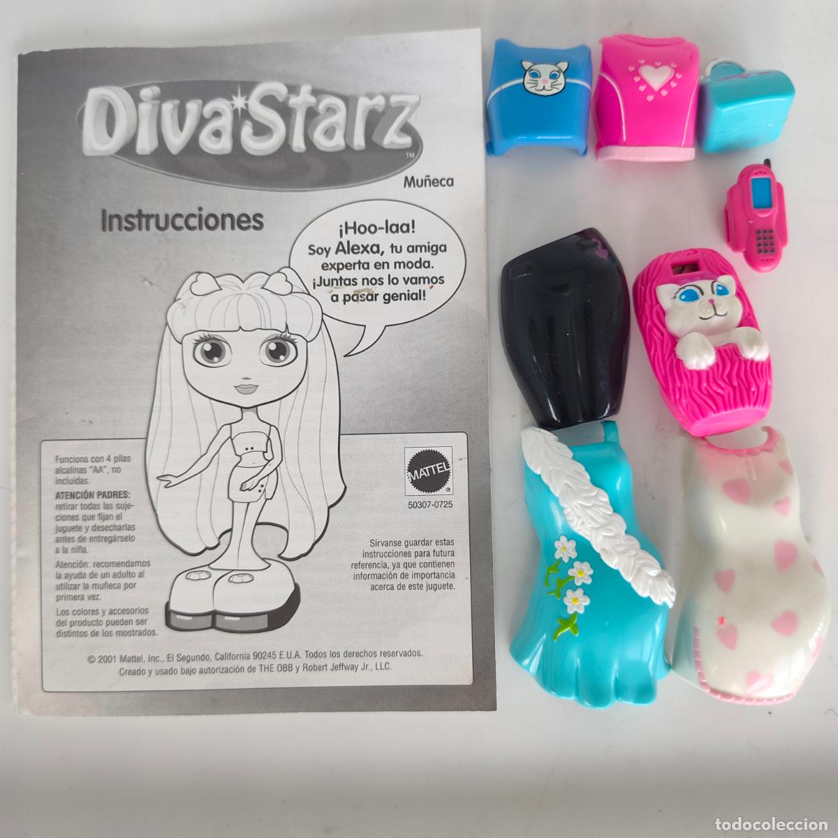 Mu&ntilde;ecas Modernas: Lote Diva starz manual vestidos etc