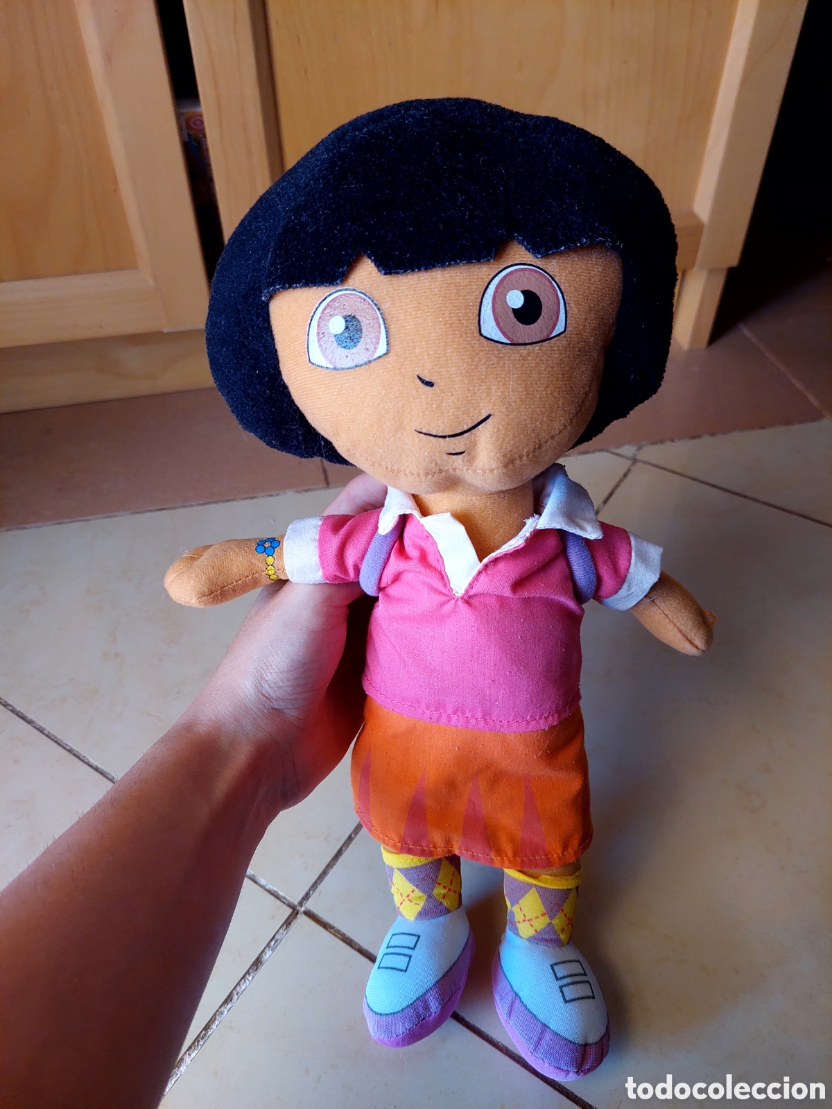 Mu&ntilde;ecas modernas: Dora La Exploradora mu&ntilde;eca de trapo - Foto 1