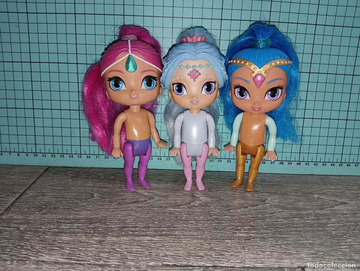 Mu&ntilde;ecas modernas: Lote 3 mu&ntilde;ecas Shimmer Shine y Zeta - Shimmer & Shine Fisher-Price