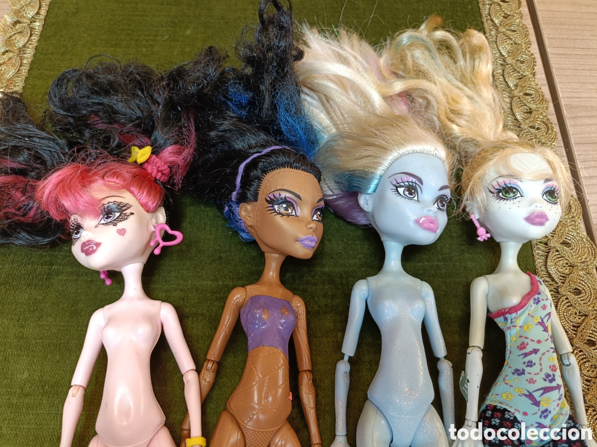 Mu&ntilde;ecas modernas: LOTE DE 4 MU&Ntilde;ECAS MONSTER HIGH - Foto 4