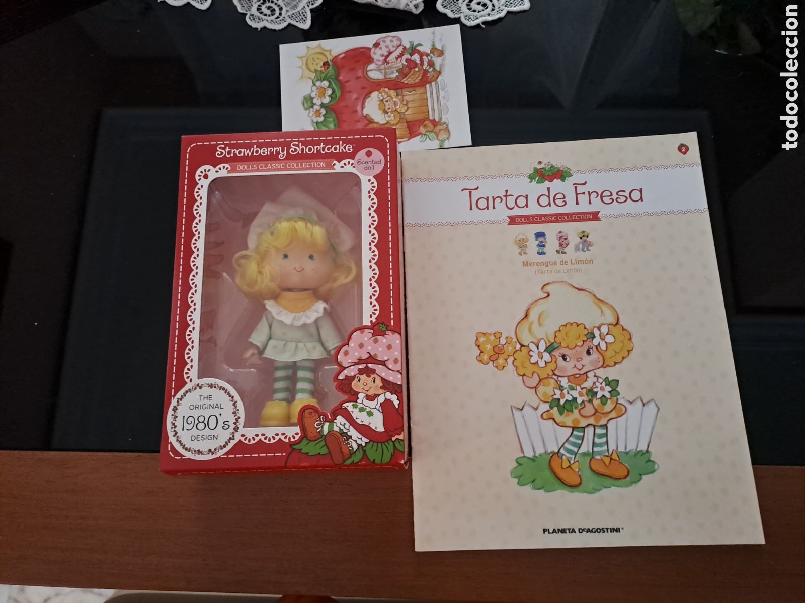 Mu&ntilde;ecas modernas: Mu&ntilde;eca MERENGUE DE LIM&Oacute;N de Tarta de Fresa , postal , revista y mu&ntilde;eca
