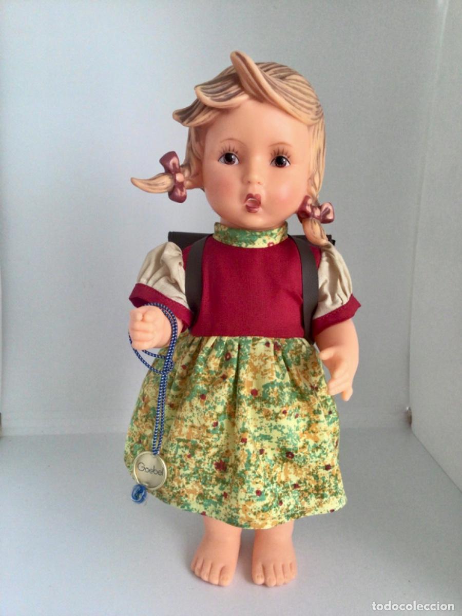 Mu&ntilde;ecas modernas: mu&ntilde;eca Goebel Hummel, es una pieza de colecci&oacute;n vintage a&ntilde;os 60 28 cm.