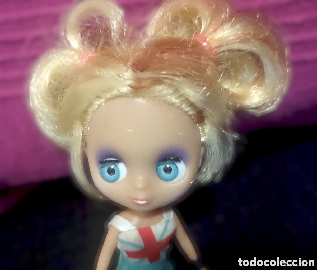 Bonecas Modernas: Mu&ntilde;eca Blythe miniblythe Lps Littlest Pet Shop Rockera rock rubia coletas doll dolls mini blythe