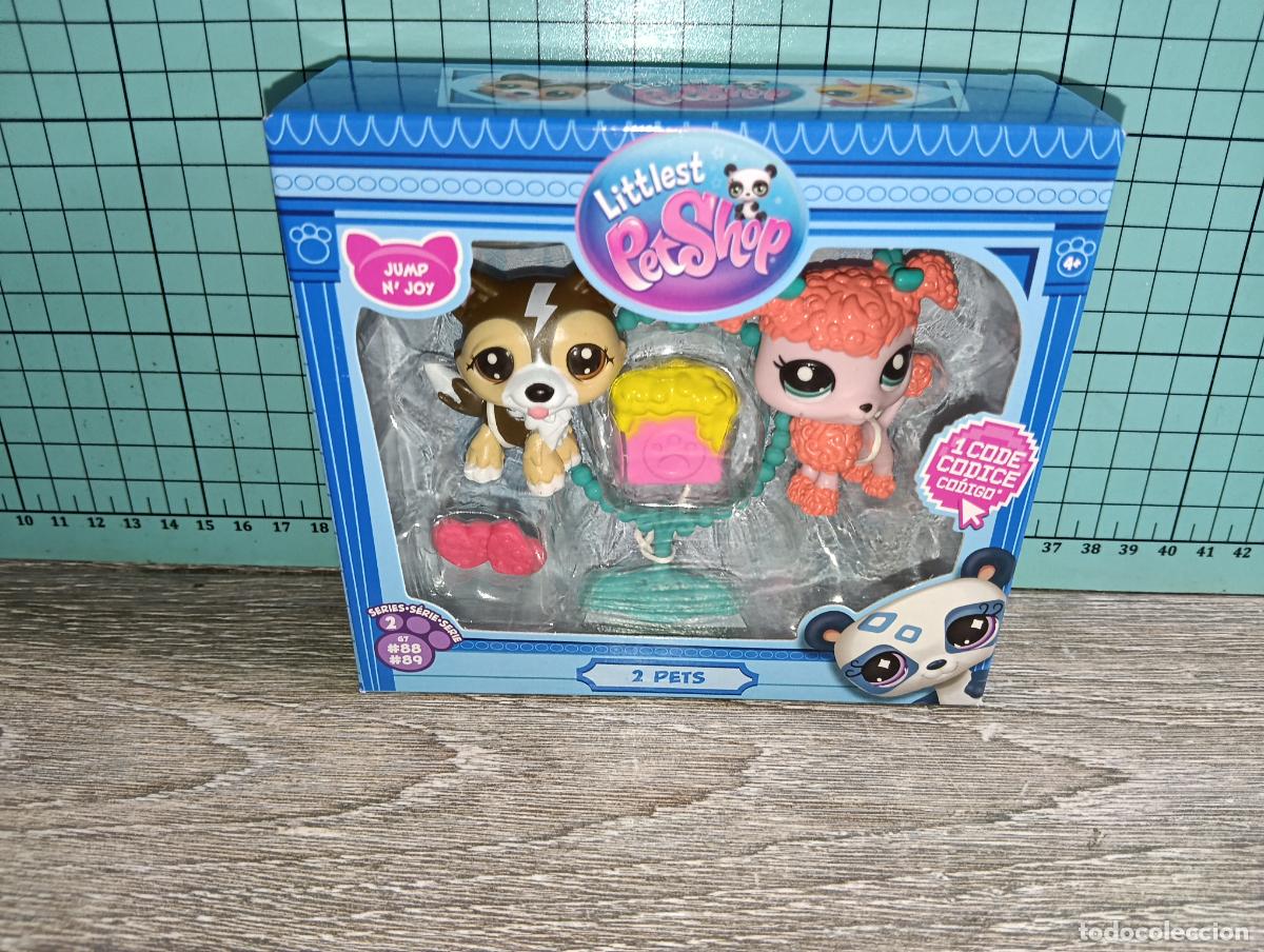 Mu&ntilde;ecas modernas: Pack de dos Mascotas Littlest Pet Shop Sheltie y Caniche a estrenar
