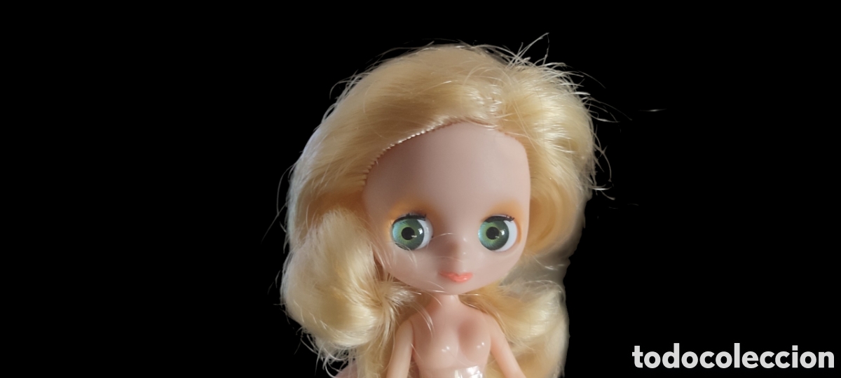Modern Dolls: Mu&ntilde;eca mini Blythe rubia ojos verdes Littlest Pet Shop Pullip miniblythe lps 101