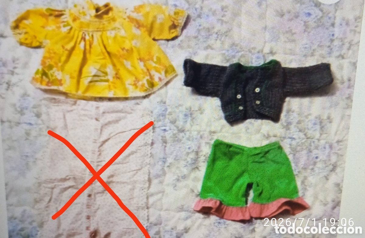 Poup&eacute;es Modernes: LOTE ROPA MU&Ntilde;EC@S DE LOS A&Ntilde;OS 70