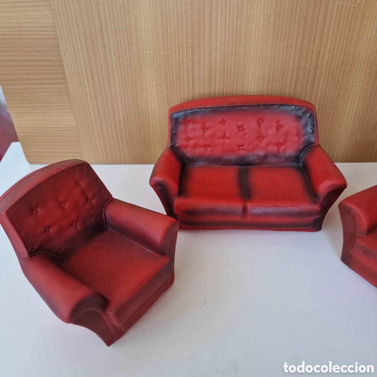 Mu&ntilde;ecas modernas: Sof&aacute; y sillones Sindy - Foto 3