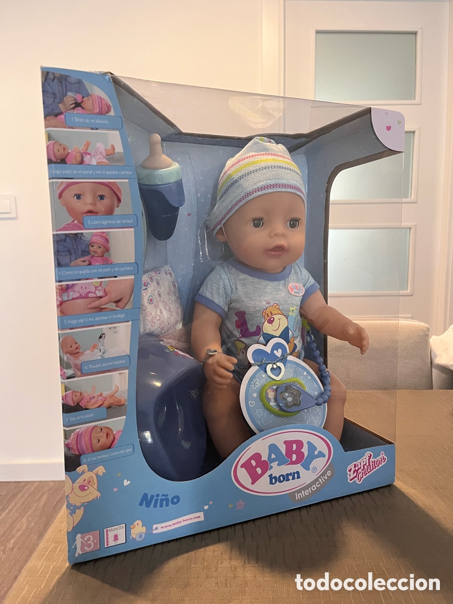 Mu&ntilde;ecas modernas: Baby Born Ni&ntilde;o Interactivo de Zapf Creation