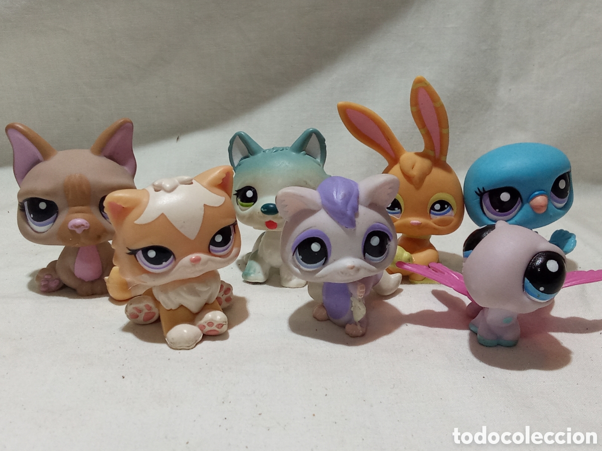 Mu&ntilde;ecas modernas: LOTE DE 7 FIGURAS DE LITTLEST PET SHOP