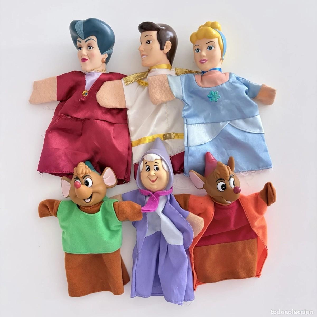 Modern Dolls: Lot x6 TITERES Cirendella Walt Disney official product vintage LA CENICIENTA