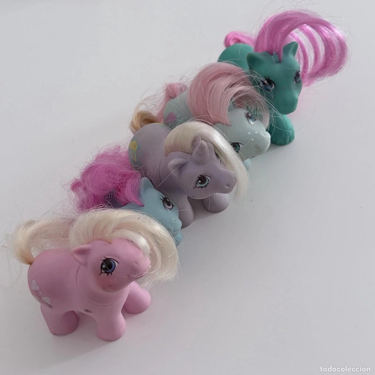 Modern Dolls: Lot X5 MLP Figures My Little Pony Baby Snookums 1987 Hasbro GENUINE vintage G1 ORIGINALES