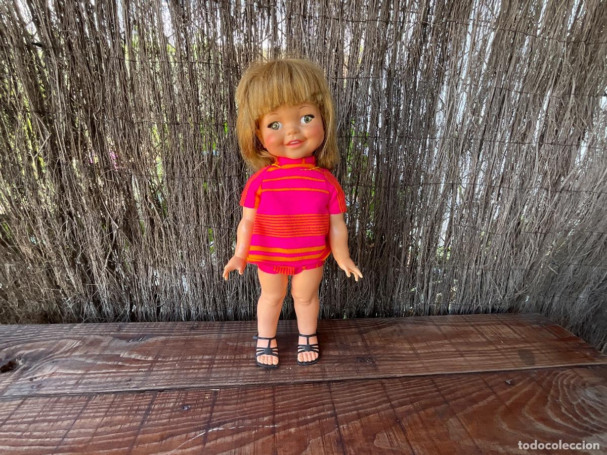 Mu&ntilde;ecas modernas: ANTIGUA MU&Ntilde;ECA GIGGLES DE IDEAL TOYS CORP. - A&Ntilde;OS 60 - NECESITA LIMPIEZA
