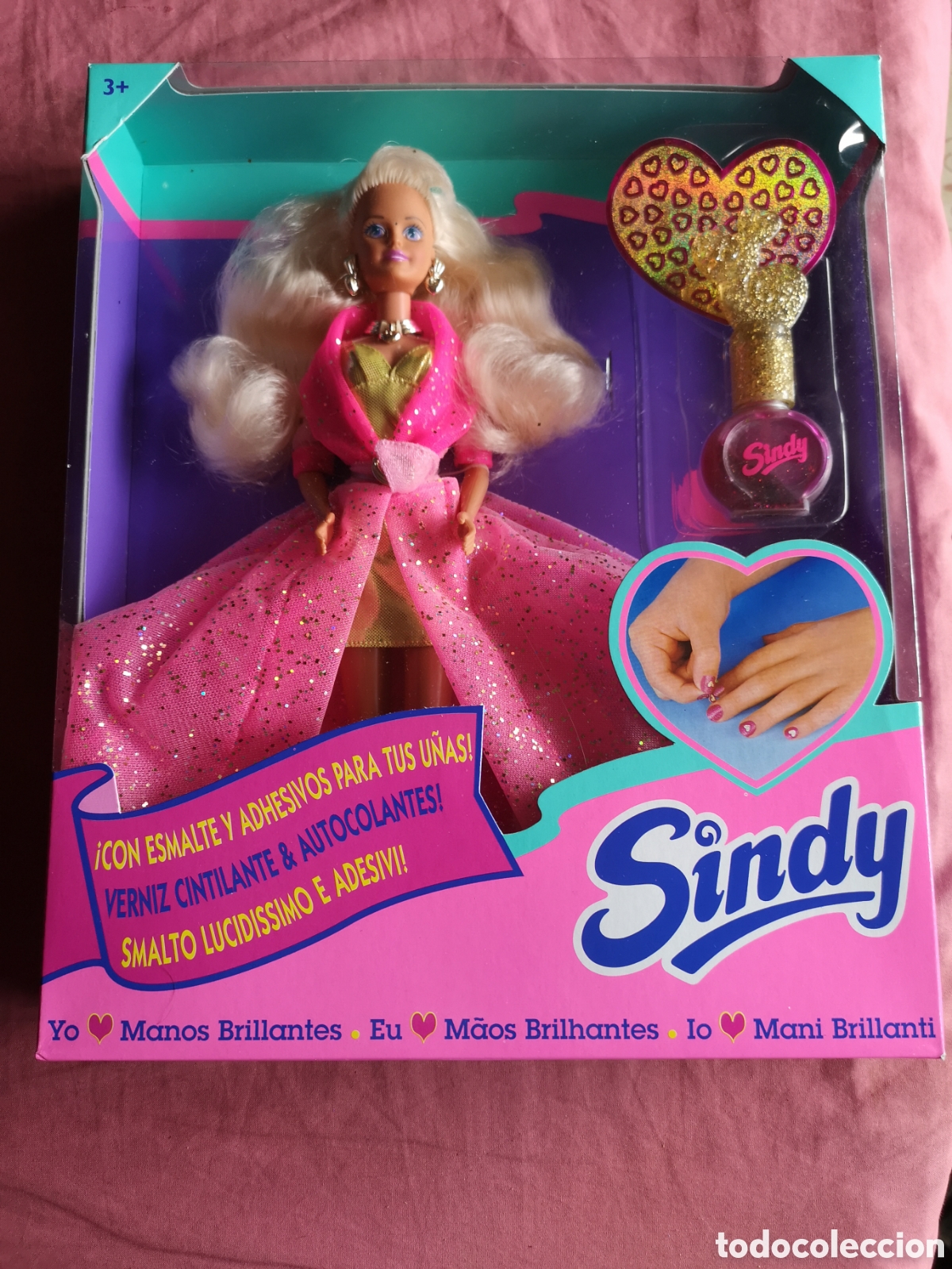 Mu&ntilde;ecas modernas: Sindy Manos Brillantes. NUEVO. SIN ABRIR. Hasbro 1994.
