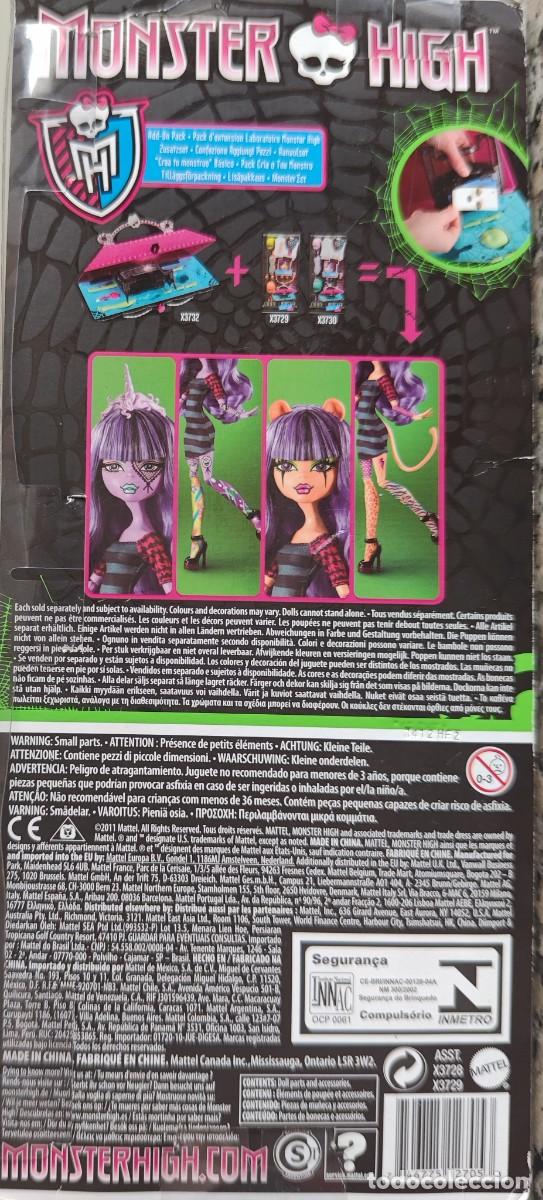 Mu&ntilde;ecas modernas: Blister Monster High Create-A-Monster. A&ntilde;o 2011 - Foto 5