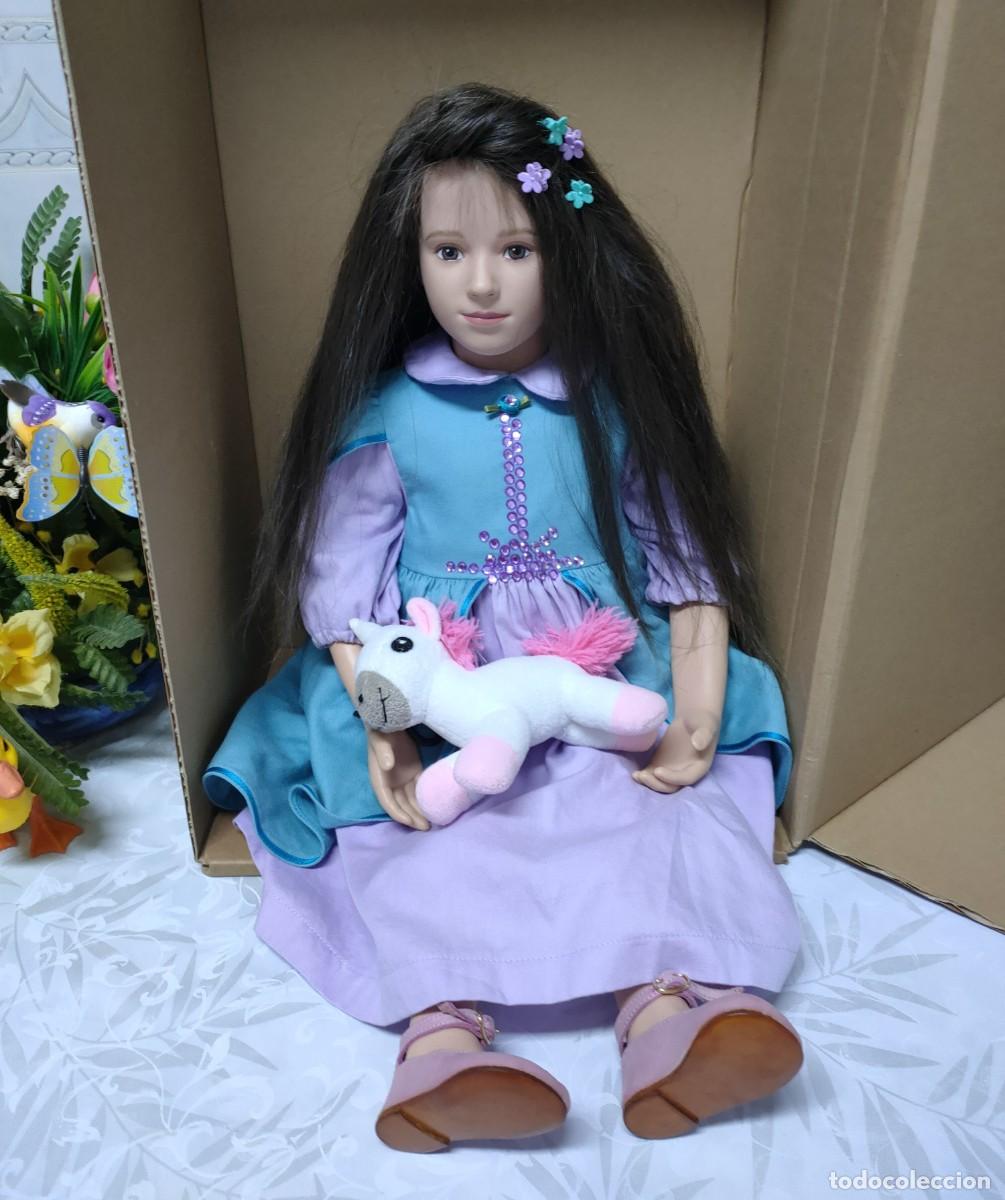 Mu&ntilde;ecas modernas: MU&Ntilde;ECA ALEMANA SIGIKID ORIGINAL. PELO NATURAL. 60 CM. NUEVA. M&Aacute;S REGALOS