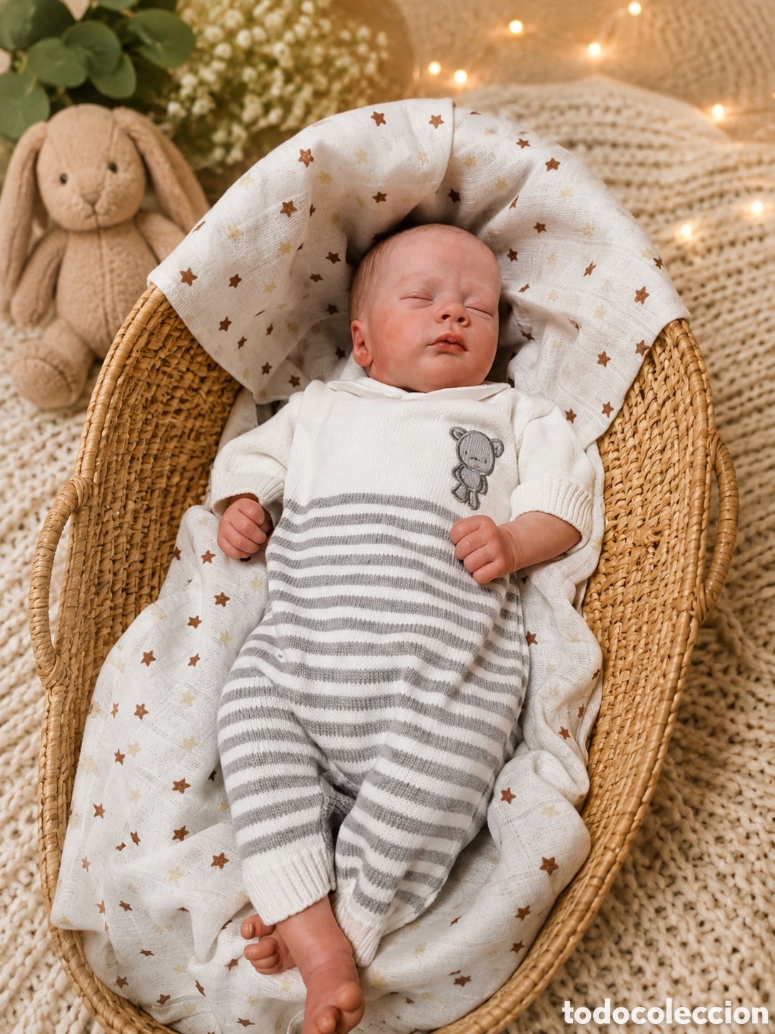 Mu&ntilde;ecas modernas: Mu&ntilde;eco bebe reborn realista - Foto 2