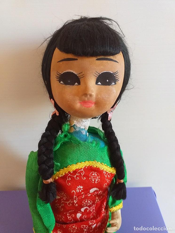 Mu&ntilde;ecas modernas: Antigua mu&ntilde;eca de trapo coreana - Foto 2