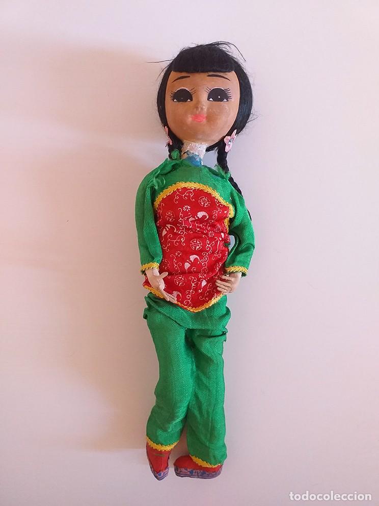 Mu&ntilde;ecas modernas: Antigua mu&ntilde;eca de trapo coreana - Foto 3