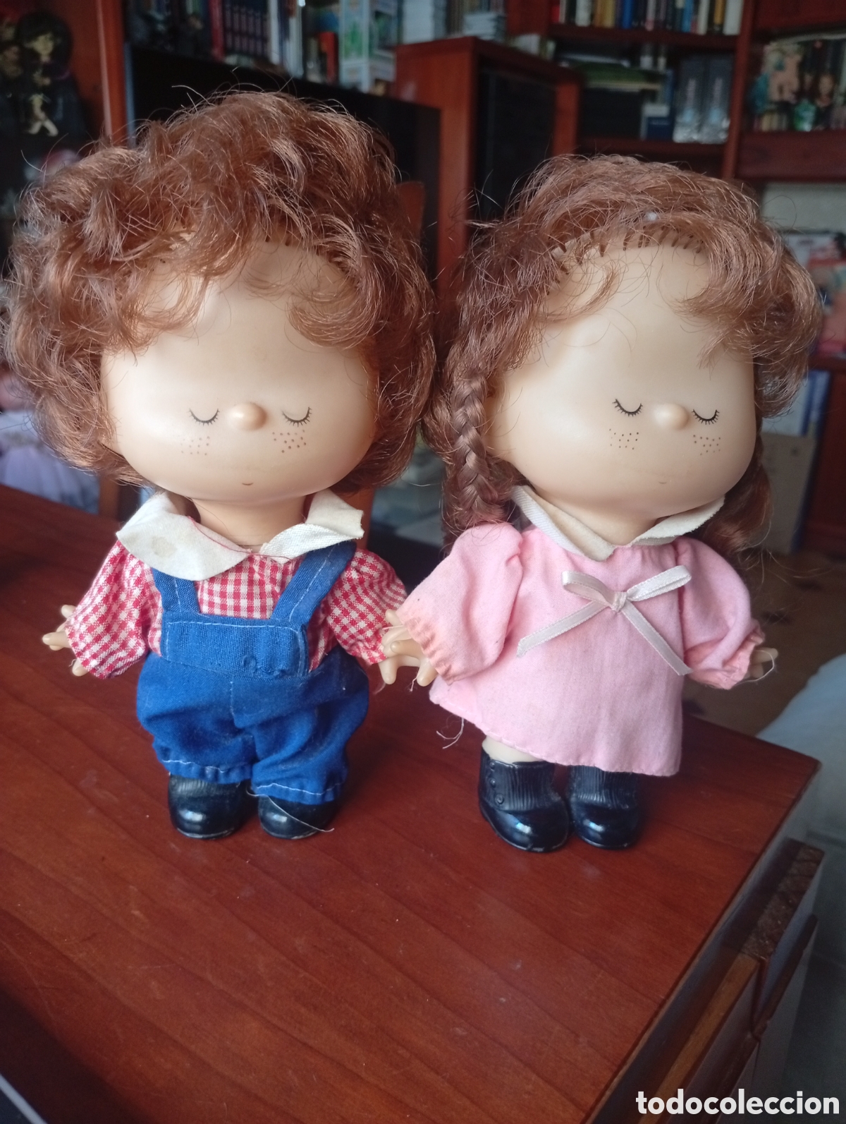 Mu&ntilde;ecas modernas: PAREJA MU&Ntilde;ECOS VINTAGE ADO MIZOMORI SEKIGUCHI A&Ntilde;OS 70 JAPON SOFUBI MU&Ntilde;ECA