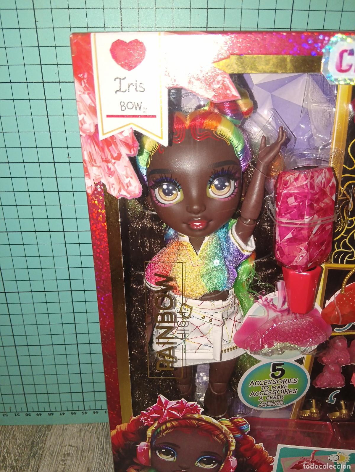 Mu&ntilde;ecas modernas: Mu&ntilde;eca Rainbow high Iris Bow Creative Crystals - Foto 2