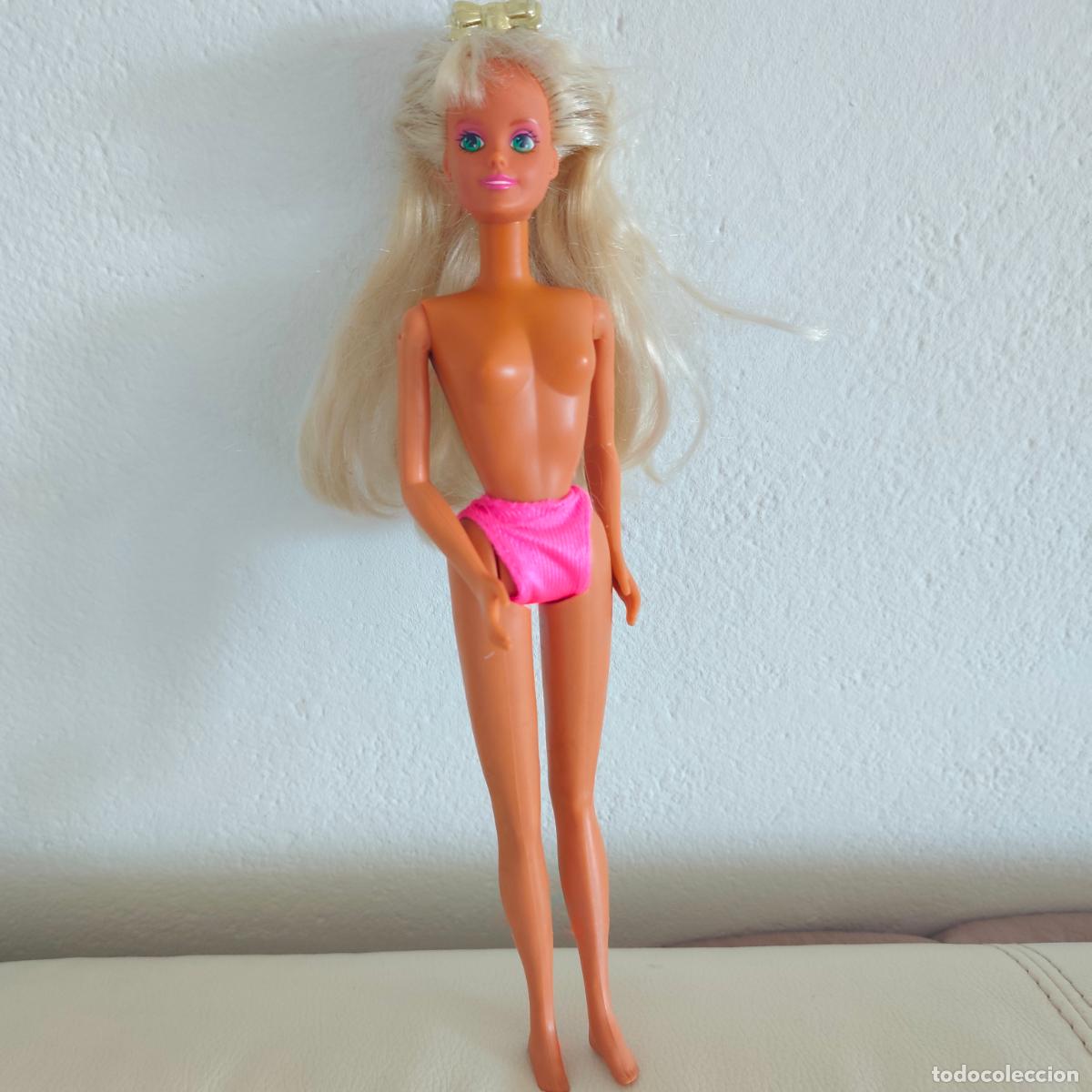 Mu&ntilde;ecas modernas: Mu&ntilde;eca Sindy Party Lights de Hasbro. 1992 - Foto 3