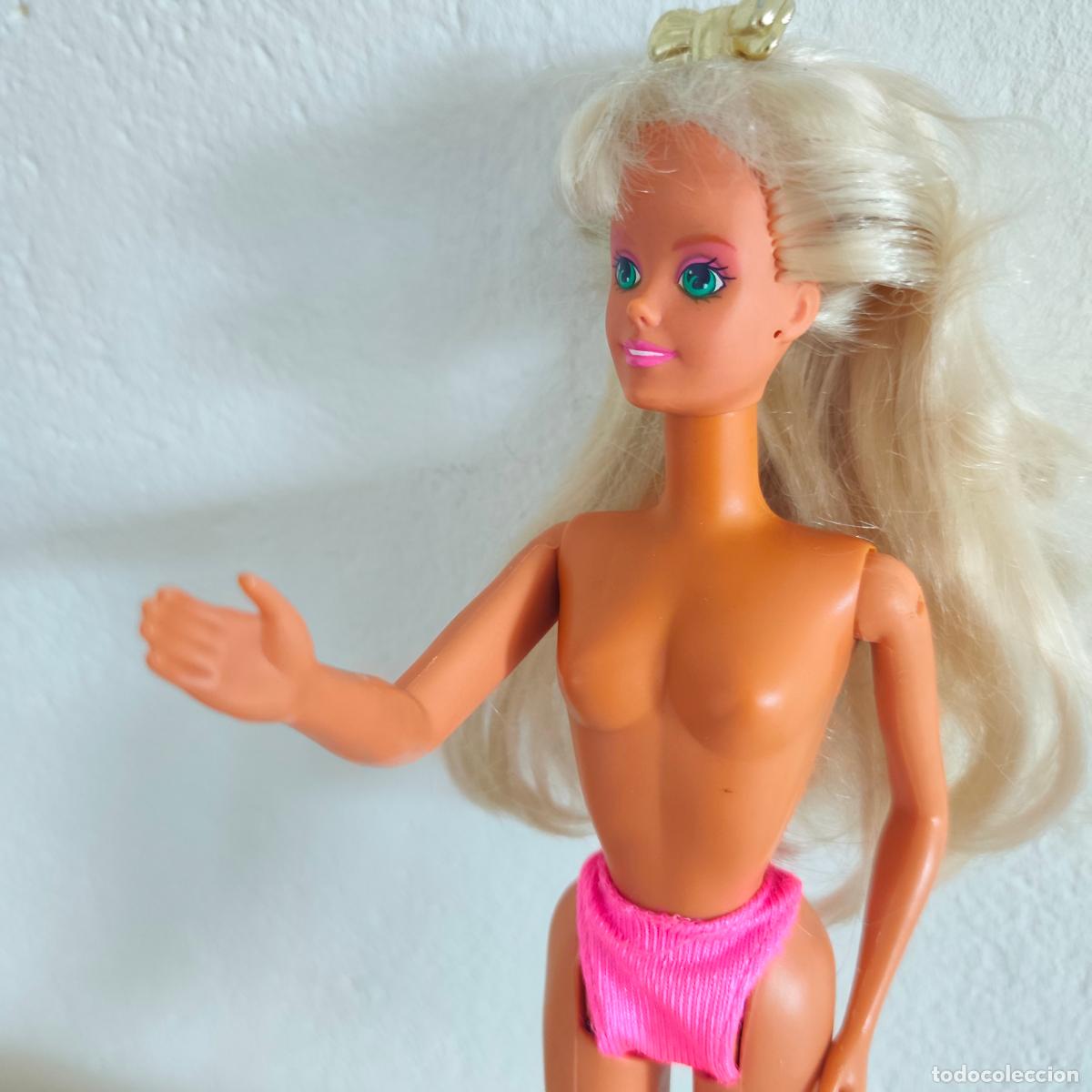 Mu&ntilde;ecas modernas: Mu&ntilde;eca Sindy Party Lights de Hasbro. 1992 - Foto 5