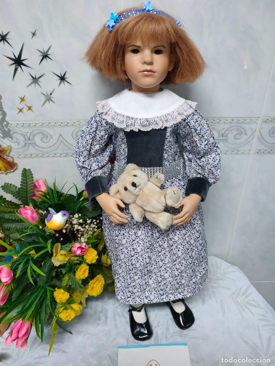 Mu&ntilde;ecas modernas: MU&Ntilde;ECA VERA SCHOLZ ORIGINAL. ALEMANA.PELO NATURAL.67 CM. VINILO. CUERPO PA&Ntilde;O. M&Aacute;S REGALOS