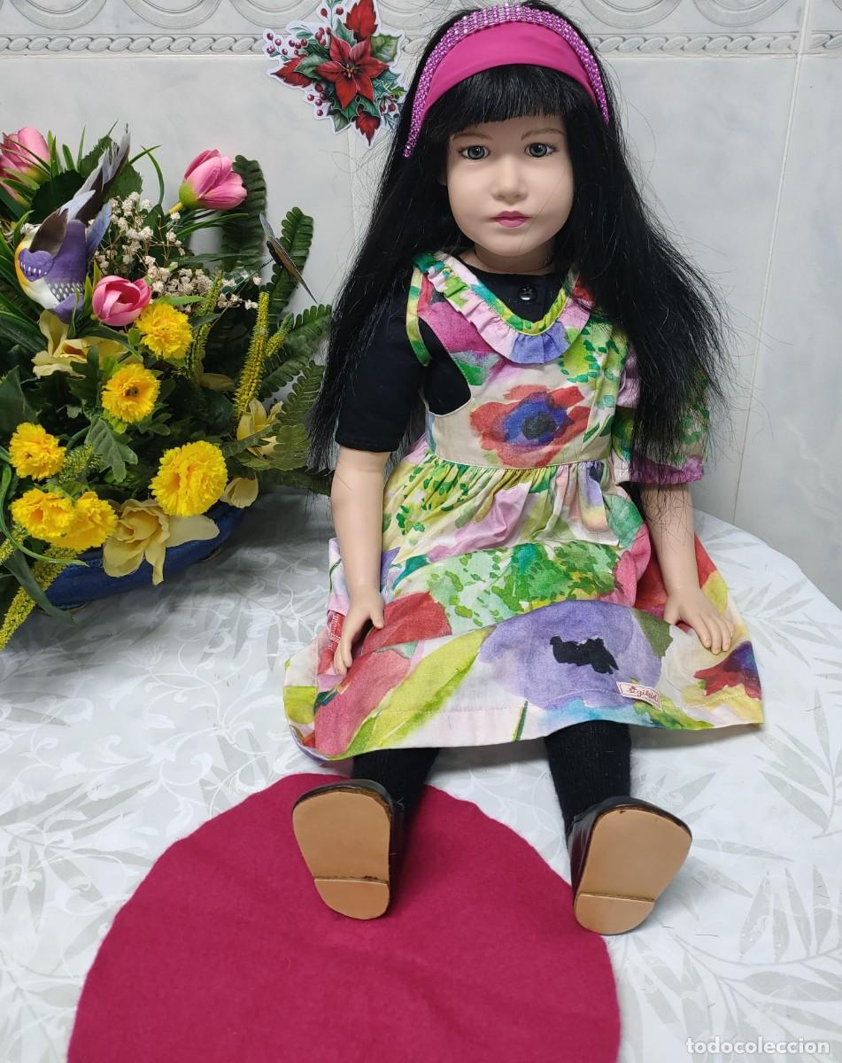 Mu&ntilde;ecas modernas: MU&Ntilde;ECA SIGIKID ORIGINAL. ALEMANA.PELO NATURAL.60 CM. VINILO. CUERPO PA&Ntilde;O. M&Aacute;S REGALOS