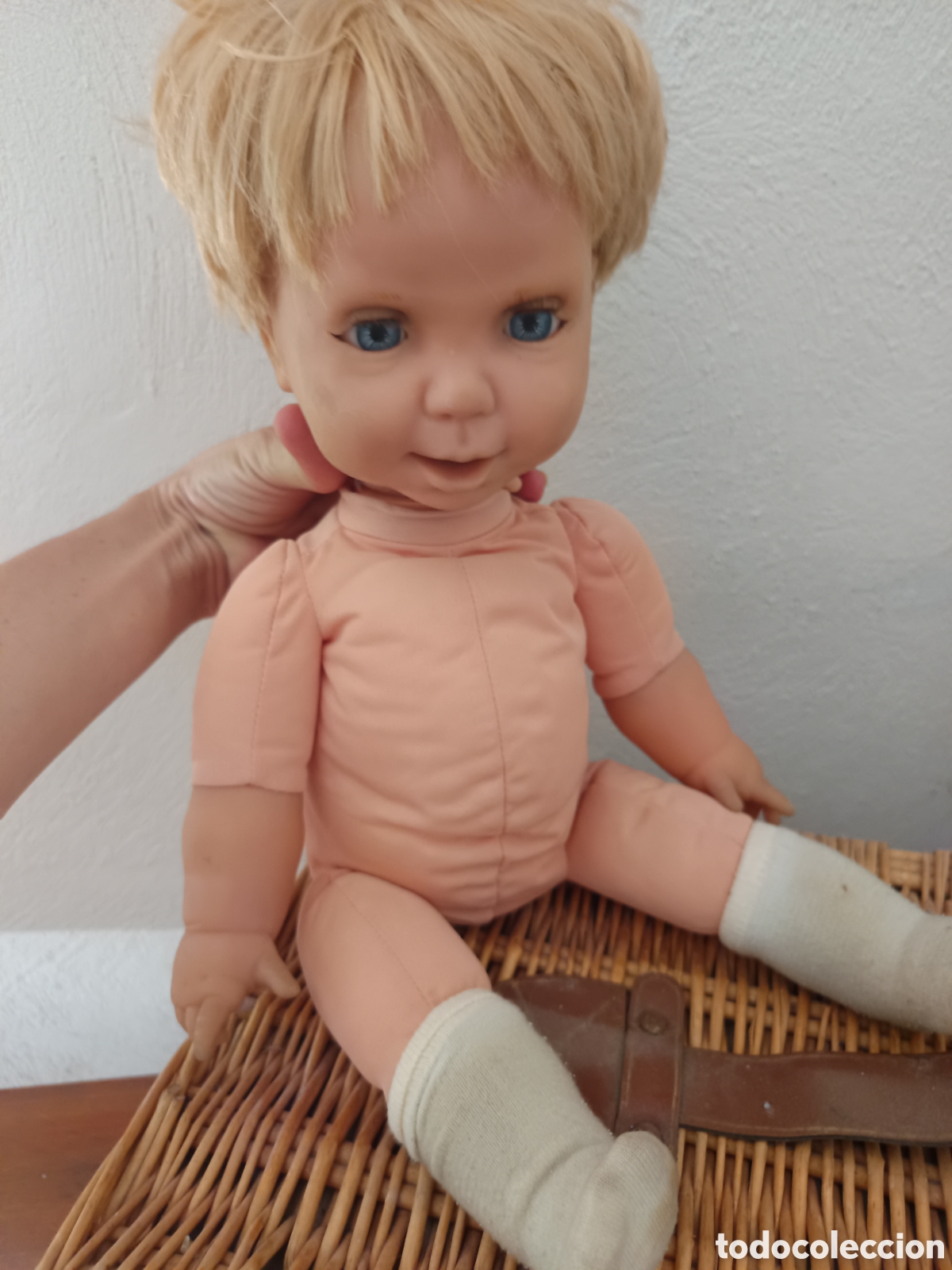 Mu&ntilde;ecas modernas: Mu&ntilde;eco con mecanismo cara realista de los primeros reborn