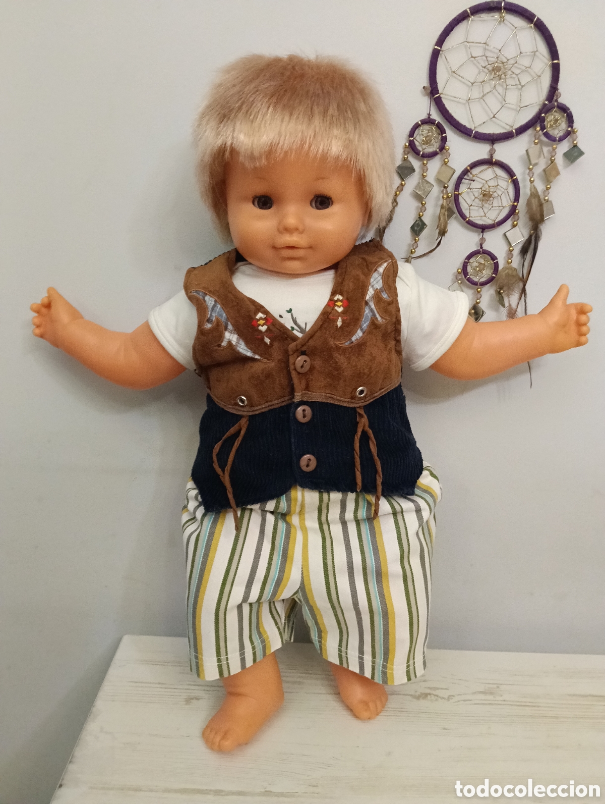 Mu&ntilde;ecas modernas: Mu&ntilde;eco Vintage Furga Italy (Molde 170) - A&ntilde;os 70/80 - Restaurado