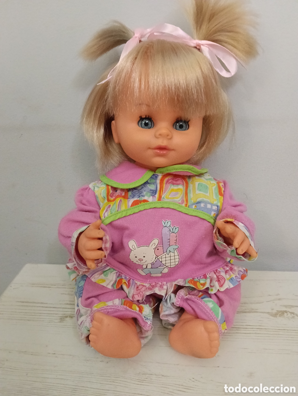 Mu&ntilde;ecas modernas: Mu&ntilde;eca Vintage Sebino (Made in Italy) - A&ntilde;os 80 - Ropa Original restaurada