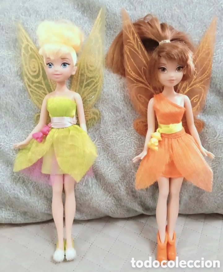 Mu&ntilde;ecas modernas: Lote 2 Mu&ntilde;ecas Disney Fairies (Campanilla y Fawn) - Jakks Pacific