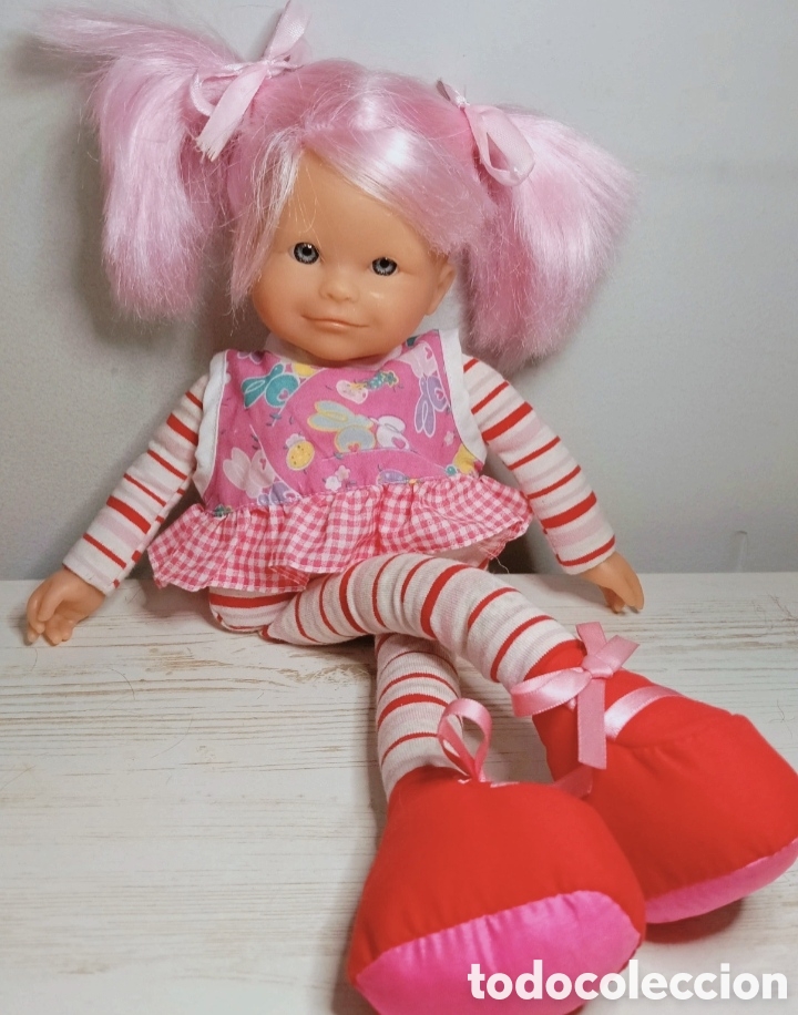 Mu&ntilde;ecas modernas: Mu&ntilde;eca Corolle Dolly Marshmallow (40 cm) - Pelo rosa