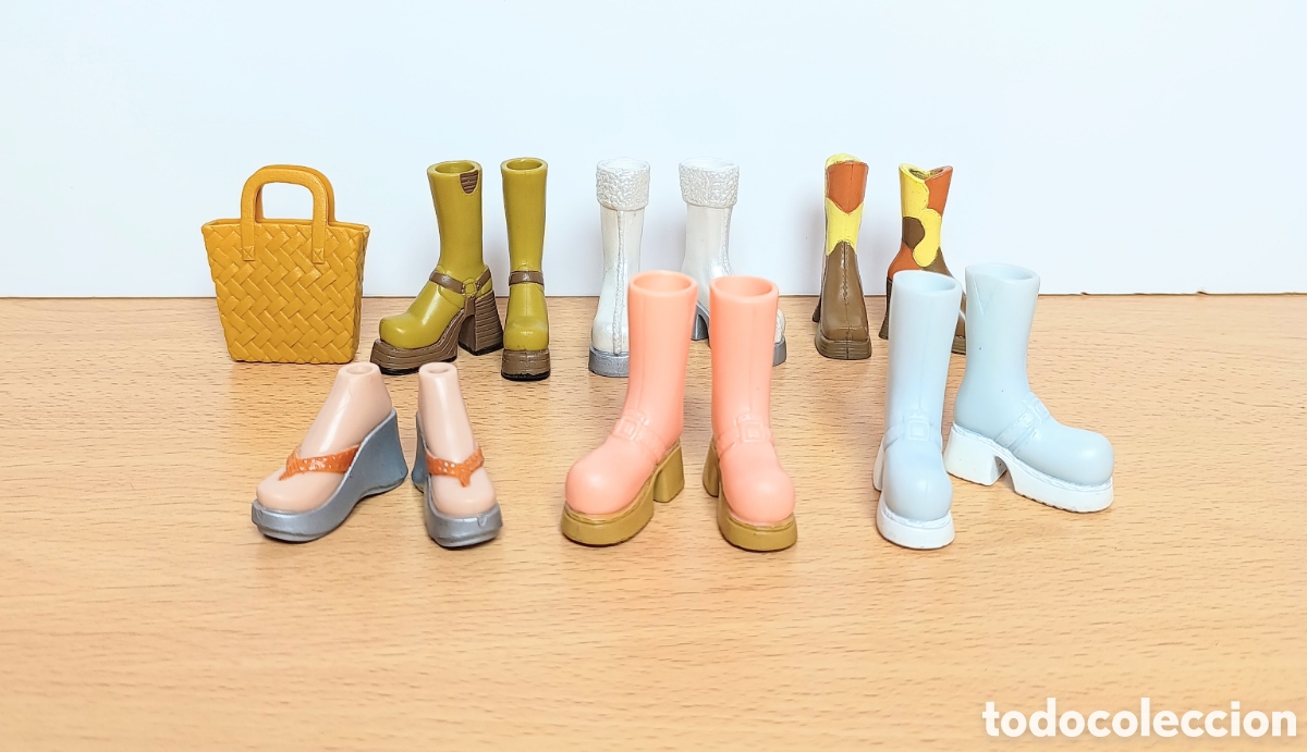 Mu&ntilde;ecas modernas: Lote zapatos mu&ntilde;eca Bratz - Foto 2
