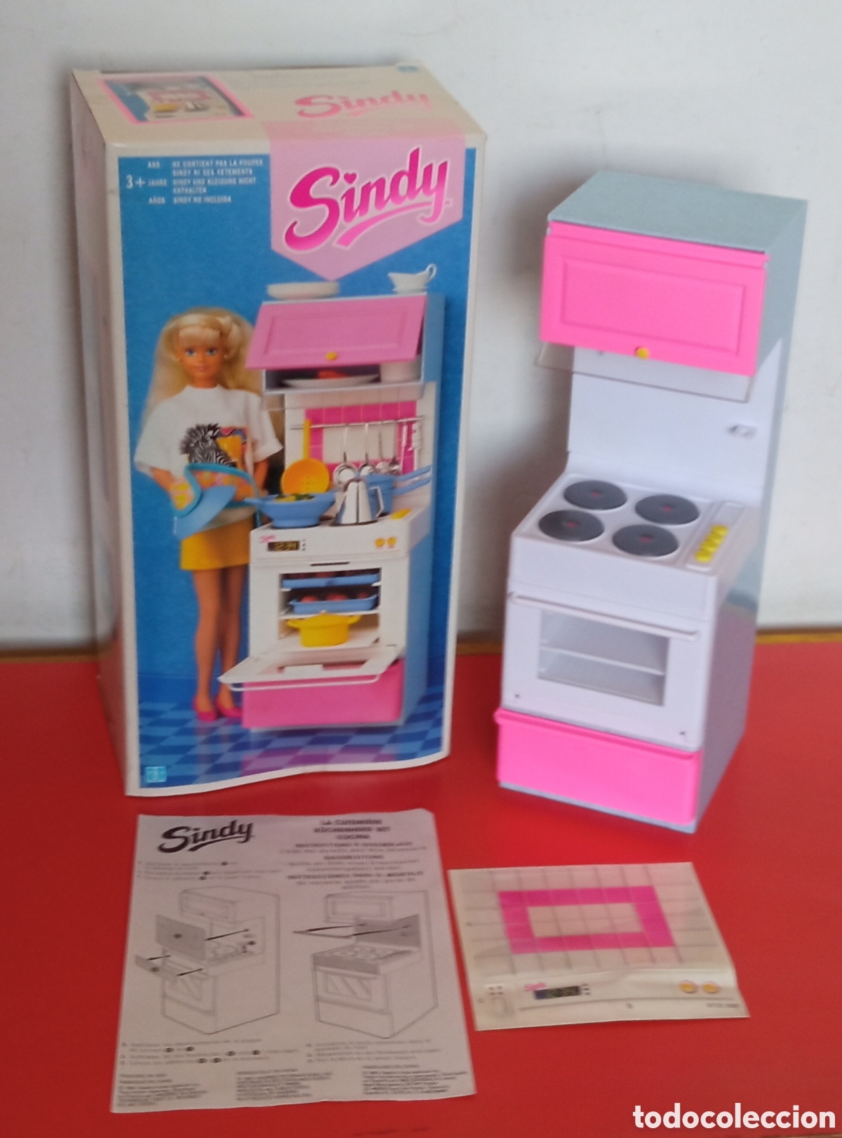 Mu&ntilde;ecas modernas: COCINA SINDY.HASBRO 1991.SIN USO,EN CAJA.INCOMPLETA.