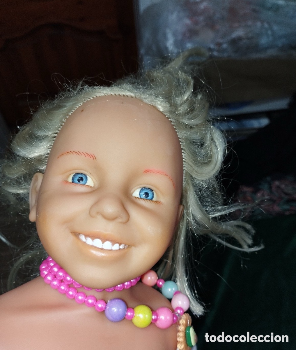 Mu&ntilde;ecas modernas: Mu&ntilde;eca tipo Reborn grande 55 cm &mdash; Vinilo en muy buen estado y cuerpo blando de tela