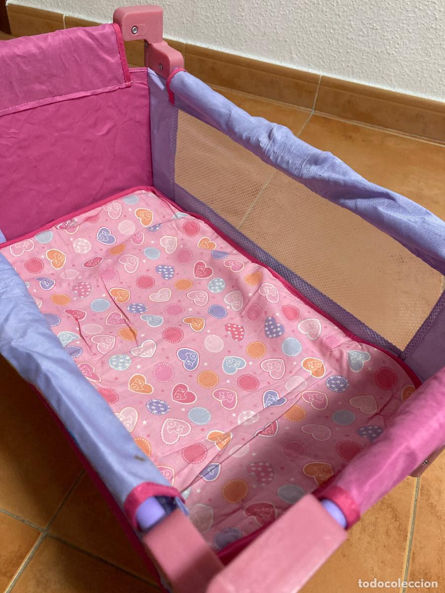 Modern Dolls: Cuna viaje / parque de juegos plegable Baby Born (Zap Creation) con caja original e instrucciones